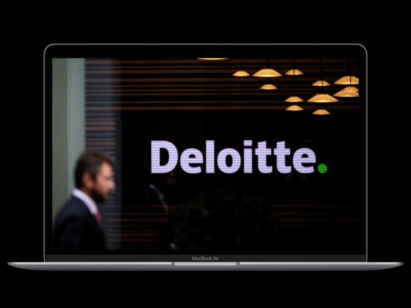 Logo of Deloitte
